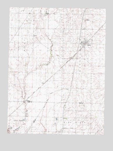 Bellflower, IL USGS Topographic Map