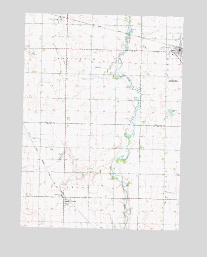 Newell West, IA USGS Topographic Map