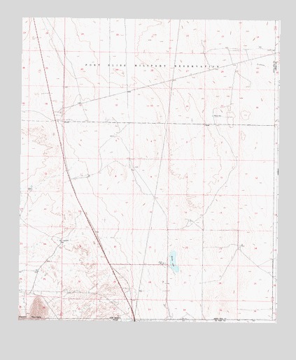 Newman SW, NM USGS Topographic Map