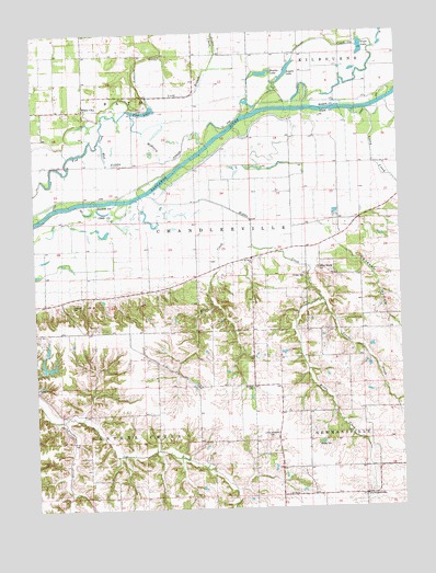 Newmansville, IL USGS Topographic Map