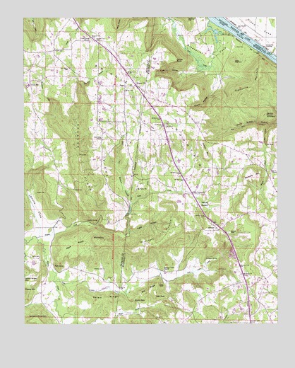 Newsome Sinks, AL USGS Topographic Map