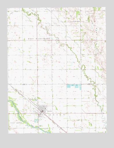 Nickerson, KS USGS Topographic Map