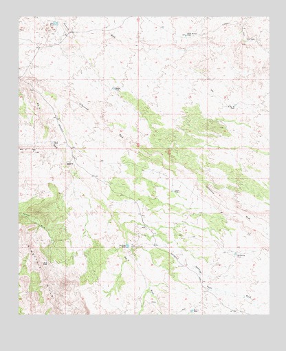 Ninetysix Hills NE, AZ USGS Topographic Map