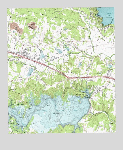 Nolanville, TX USGS Topographic Map