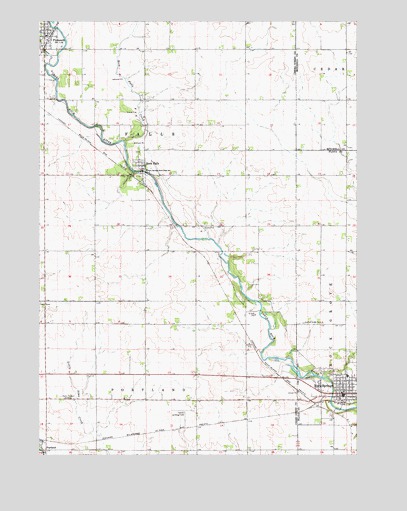 Nora Springs, IA USGS Topographic Map