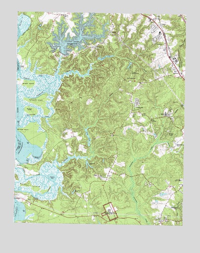Norge, VA USGS Topographic Map