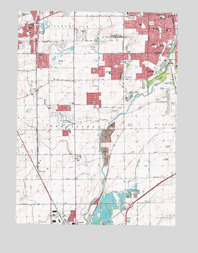 Normantown, IL USGS Topographic Map