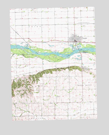 North Bend, NE USGS Topographic Map