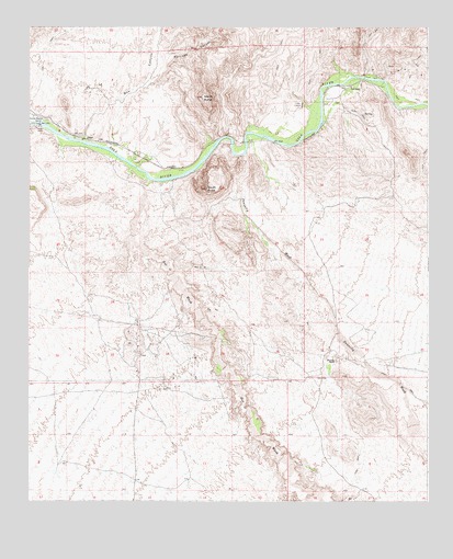 North Butte, AZ USGS Topographic Map