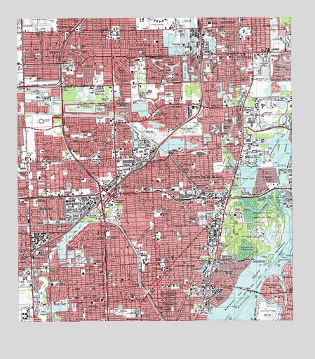 North Miami, FL USGS Topographic Map