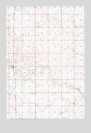 Nortonville, ND USGS Topographic Map