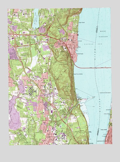 Nyack, NY USGS Topographic Map