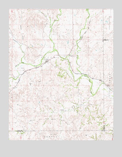 Belvidere, KS USGS Topographic Map