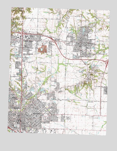 O'Fallon, IL USGS Topographic Map