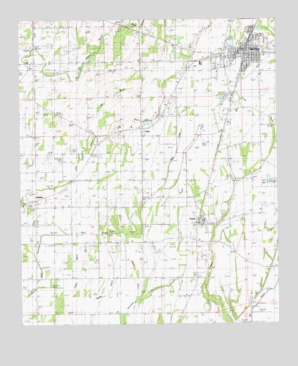 Oak Grove, LA USGS Topographic Map