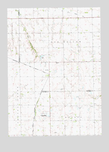 Oak Hollow, SD USGS Topographic Map