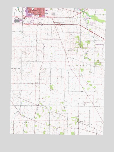 Belvidere South, IL USGS Topographic Map