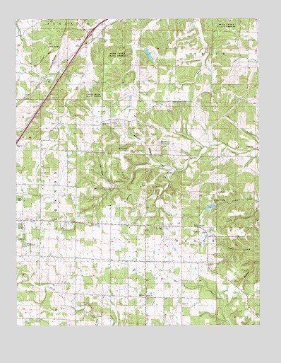 Oakland, MO USGS Topographic Map