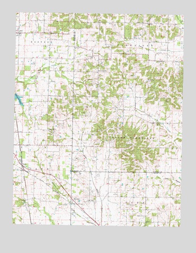 Akin, IL USGS Topographic Map