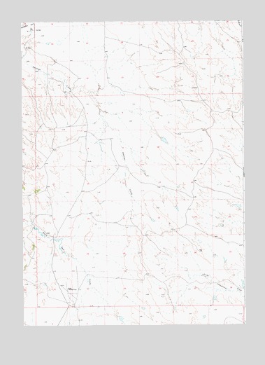 Oat Creek NW, WY USGS Topographic Map