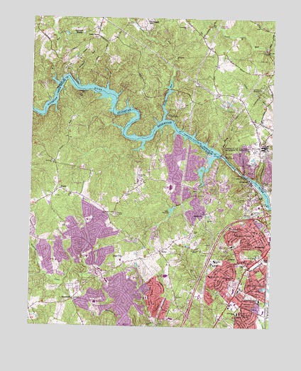 Occoquan, VA USGS Topographic Map