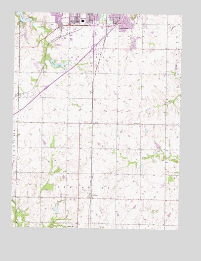 Ocheltree, KS USGS Topographic Map