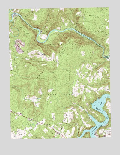 Ohiopyle, PA USGS Topographic Map