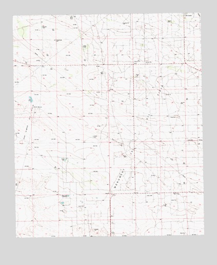 Oil Center, NM USGS Topographic Map