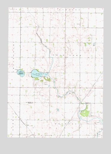 Olaf, IA USGS Topographic Map