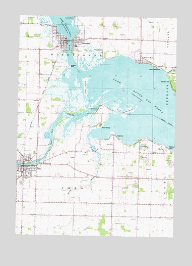 Omro, WI USGS Topographic Map