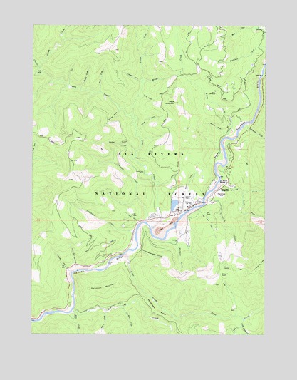 Orleans, CA USGS Topographic Map