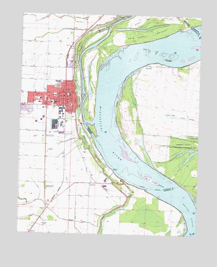 Osceola, AR USGS Topographic Map