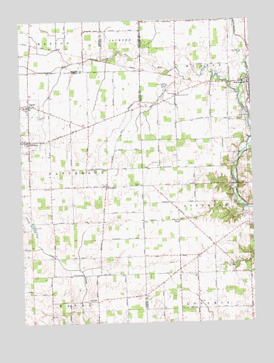 Osgood, OH USGS Topographic Map