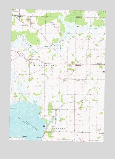 Oshkosh NW, WI USGS Topographic Map