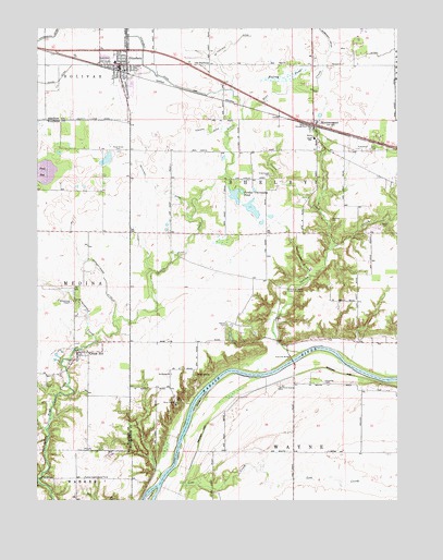 Otterbein, IN USGS Topographic Map