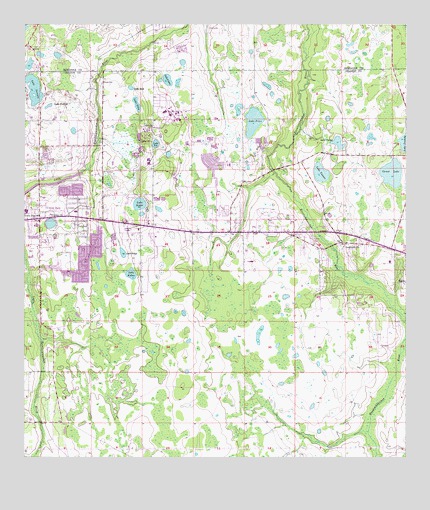 Oviedo SW, FL USGS Topographic Map