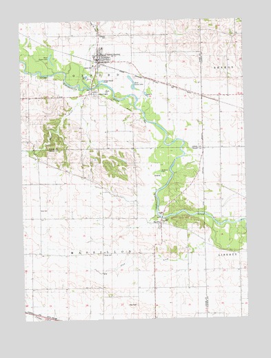 Oxford Junction, IA USGS Topographic Map