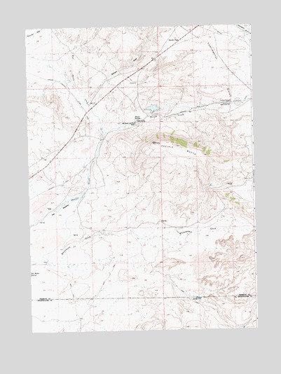 Pacific Springs, WY USGS Topographic Map