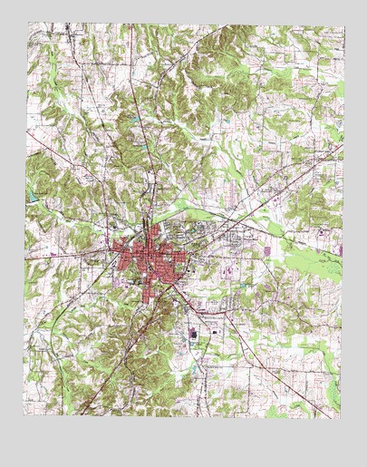 Paris, TN USGS Topographic Map
