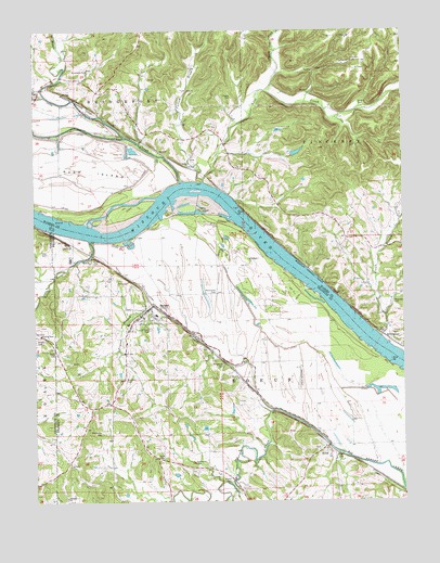 Berger, MO USGS Topographic Map