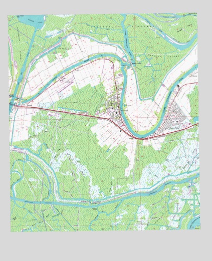 Patterson, LA USGS Topographic Map