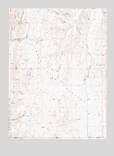Pegram Creek, ID USGS Topographic Map