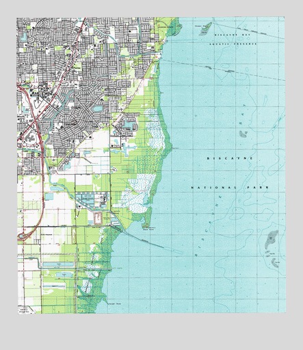Perrine, FL USGS Topographic Map