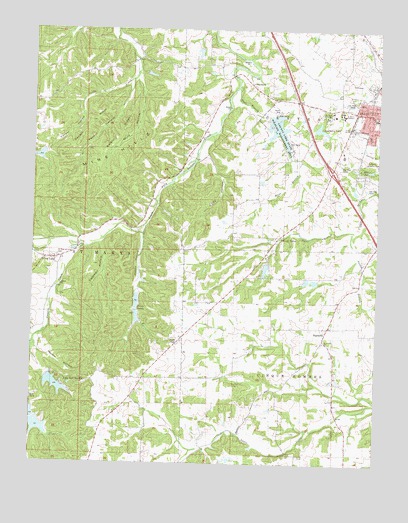 Perryville West, MO USGS Topographic Map