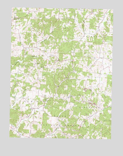 Petersburg, OH USGS Topographic Map