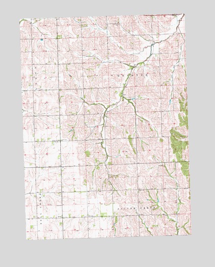 Bertha, NE USGS Topographic Map
