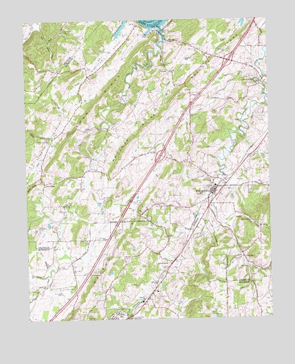 Philadelphia, TN USGS Topographic Map