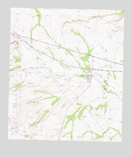 Best, TX USGS Topographic Map