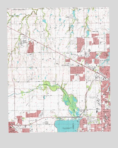 Bethany, OK USGS Topographic Map