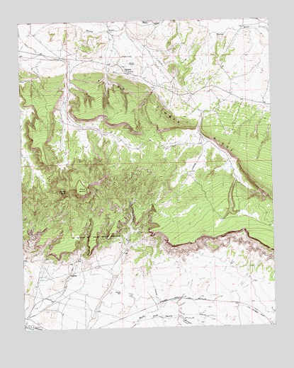 Pinedale, NM USGS Topographic Map